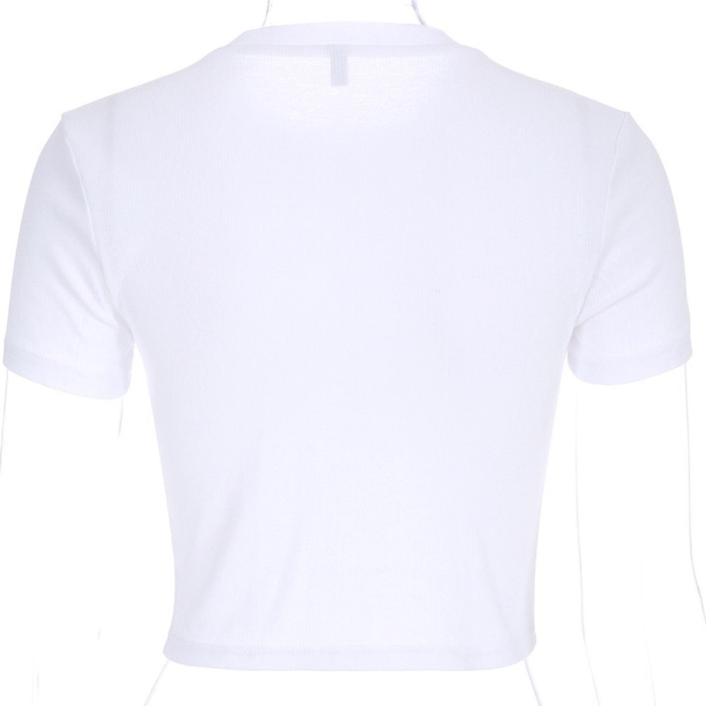 NEW With Tag | Blogger Fav Cotton Crop Top White M - Picture 5 of 8